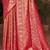 Sangam prints red kanjivaram silk woven work traditional saree