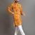 Traditional festive wear motifs men's readymade kurta pyjama