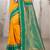 Sangam prints yellow silk woven work traditional saree