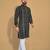 Traditional festive wear motifs men's readymade kurta pyjama