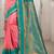 Sangam prints dark peach silk woven work traditional saree