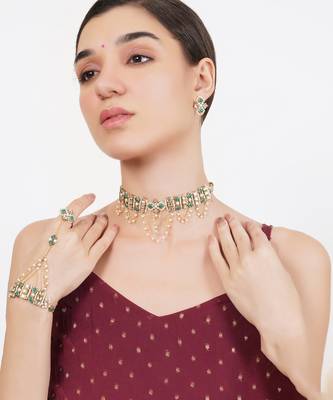 Emerald radiance neckalce full set 2