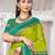 Sangam prints olive green silk woven work traditional saree