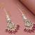 Gulabi drape ear chain earrings