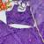 Purple Color Bandhej Printed Work Georgette Lehenga Choli