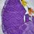 Purple Color Bandhej Printed Work Georgette Lehenga Choli