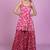 Fuschia pink floral print embroideredart silk readymadepalazzo suits palazzo festive-salwar-suits
