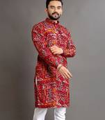Traditional festive wear motifs men's readymade kurta only
