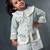 Mint green plain corduroy dress