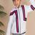 White plain faux polyester jacket