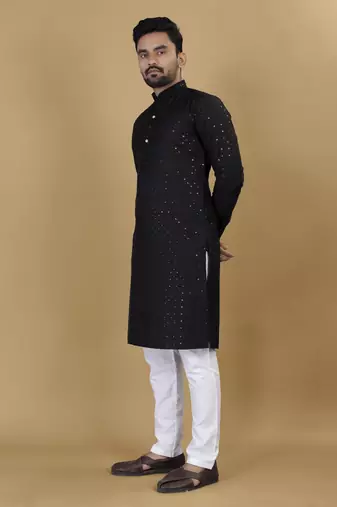 Traditional wear readymade men's kurta pyjama collection