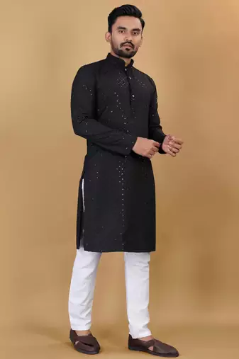Traditional wear readymade men's kurta pyjama collection