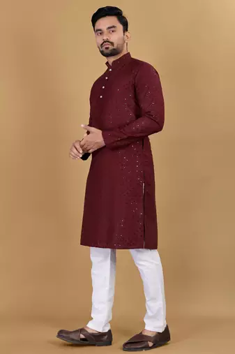Traditional wear readymade men's kurta pyjama collection