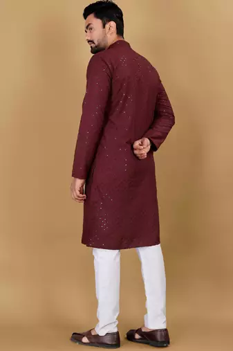 Traditional wear readymade men's kurta pyjama collection