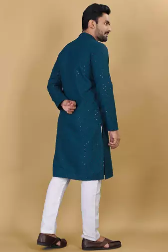 Traditional wear readymade men's kurta pyjama collection