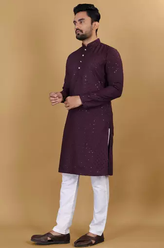 Traditional wear readymade men's kurta pyjama collection