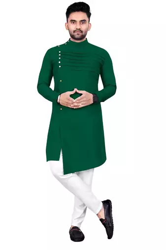 Traditional wear readymade men's kurta pyjama