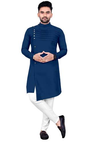 Traditional wear readymade men's kurta pyjama