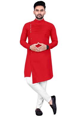 Traditional wear readymade men's kurta pyjama 1