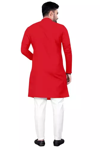 Traditional wear readymade men's kurta pyjama