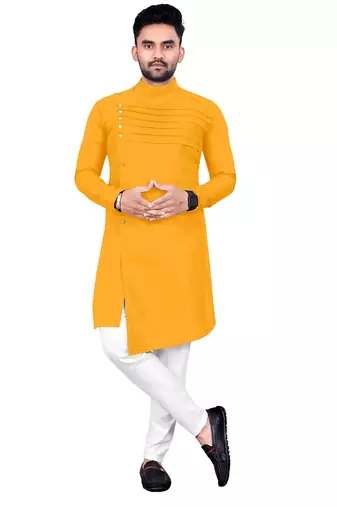 Traditional wear readymade men's kurta pyjama