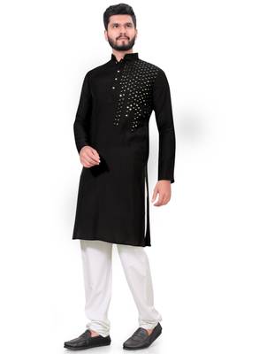 Traditional wear readymade men's kurta pyjama 3