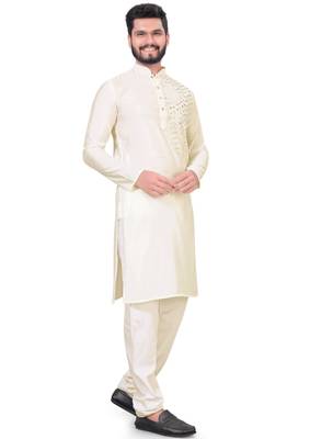 Traditional wear readymade men's kurta pyjama 2