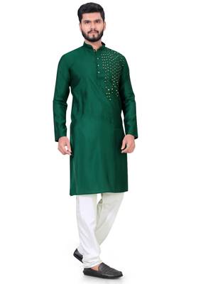 Traditional wear readymade men's kurta pyjama 2