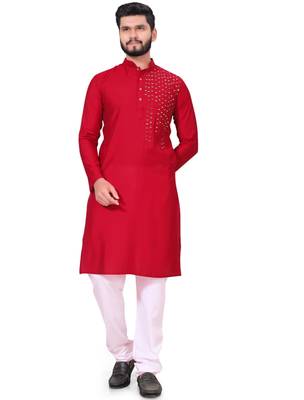 Traditional wear readymade men's kurta pyjama 1