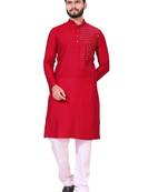 Traditional wear readymade men's kurta pyjama