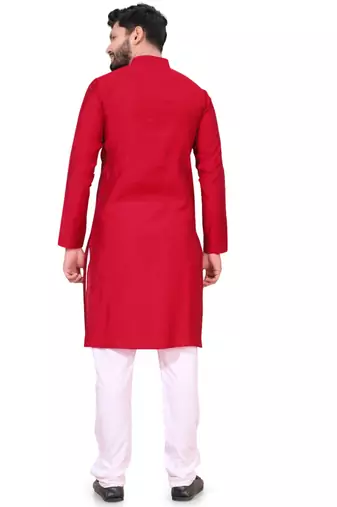 Traditional wear readymade men's kurta pyjama