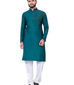 Traditional wear readymade men's kurta pyjama