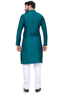 Traditional wear readymade men's kurta pyjama 4