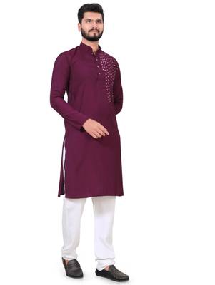 Traditional wear readymade men's kurta pyjama 2