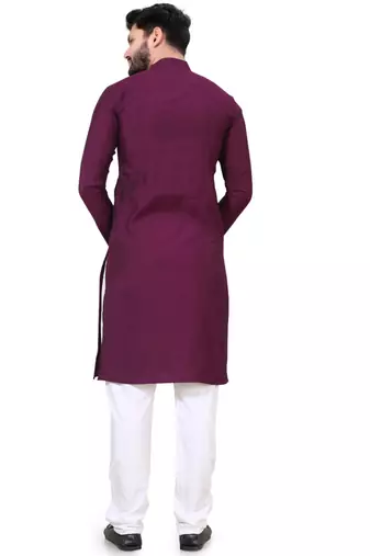 Traditional wear readymade men's kurta pyjama
