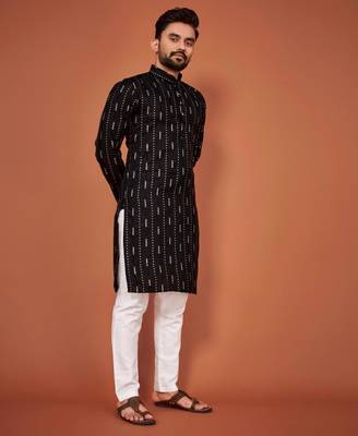 Traditional wear readymade men's kurta pyjama 2