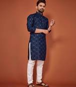 Traditional wear readymade men's kurta pyjama