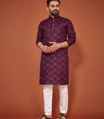 Traditional wear readymade men's kurta pyjama