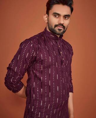 Traditional wear readymade only men's kurta collection 4