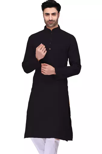 Classic solit plain kurta with bottom set