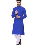 Classic solit plain kurta with bottom set