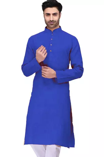 Classic solit plain kurta with bottom set