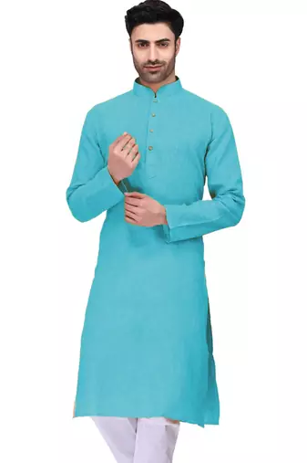 Classic solit plain kurta with bottom set