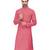 Classic solit plain kurta with bottom set