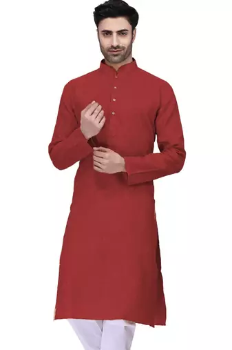 Classic solit plain kurta with bottom set