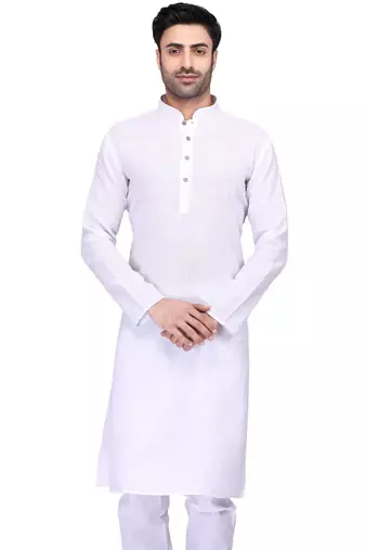 Classic solit plain kurta with bottom set