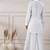 Women white cotton top with flared pants