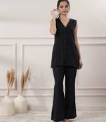 Women black co-ord set