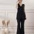 Women black co-ord set