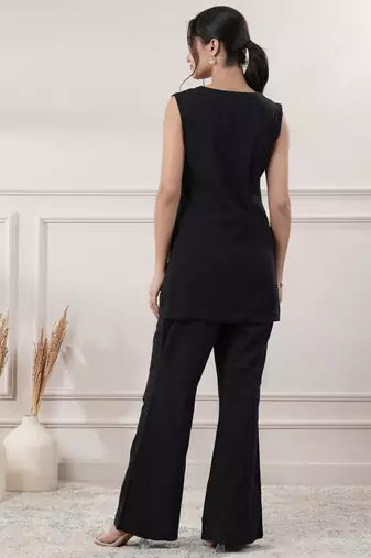 Women black co-ord set